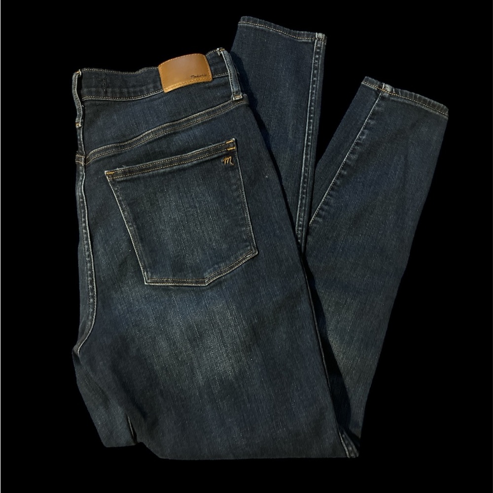 Madewell Dark Wash 10” High-Rise Skinny Jeans